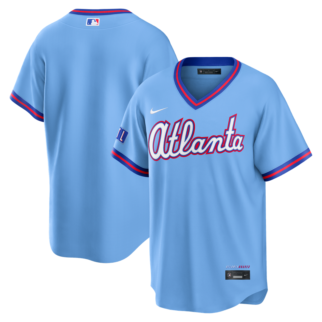 Atlanta Braves Nike 2026 City Connect Stadium Jersey - Powder Blue Team Jersey Sports Fan Apparel