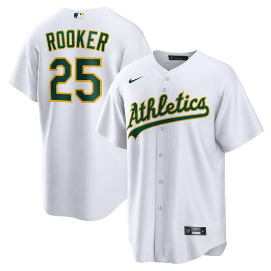 Athletics Brent Rooker Nike Home Replica Jersey - White Team Jersey Sports Fan Apparel