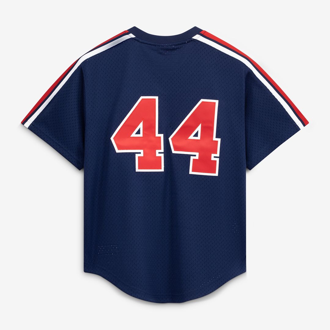 Reggie Jackson California Angels Mitchell & Ness Authentic Batting Practice Jersey - Navy Team Jersey Sports Fan Apparel