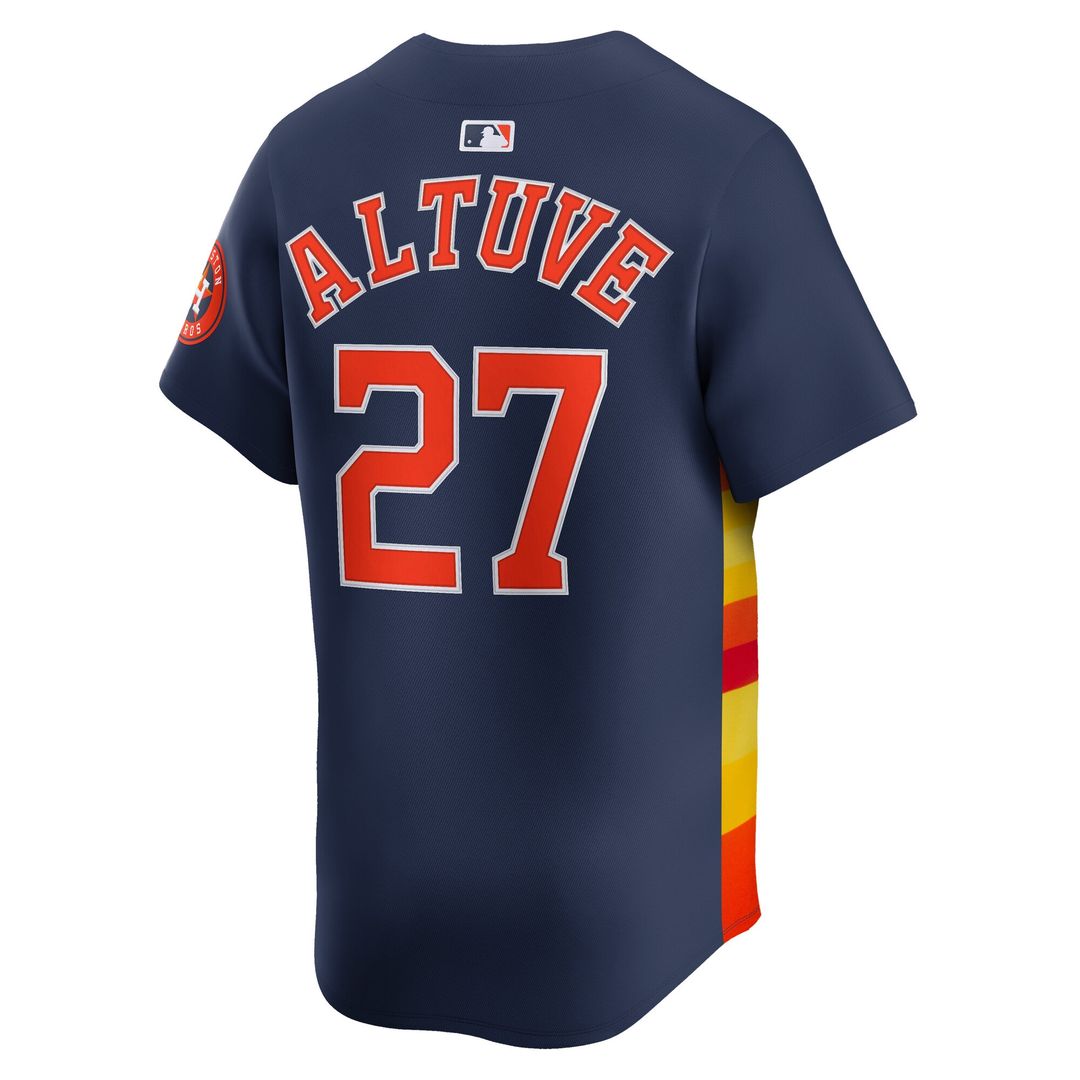 Houston Astros Jose Altuve Nike Alternate Limited Player Jersey - Navy Team Jersey Sports Fan Apparel