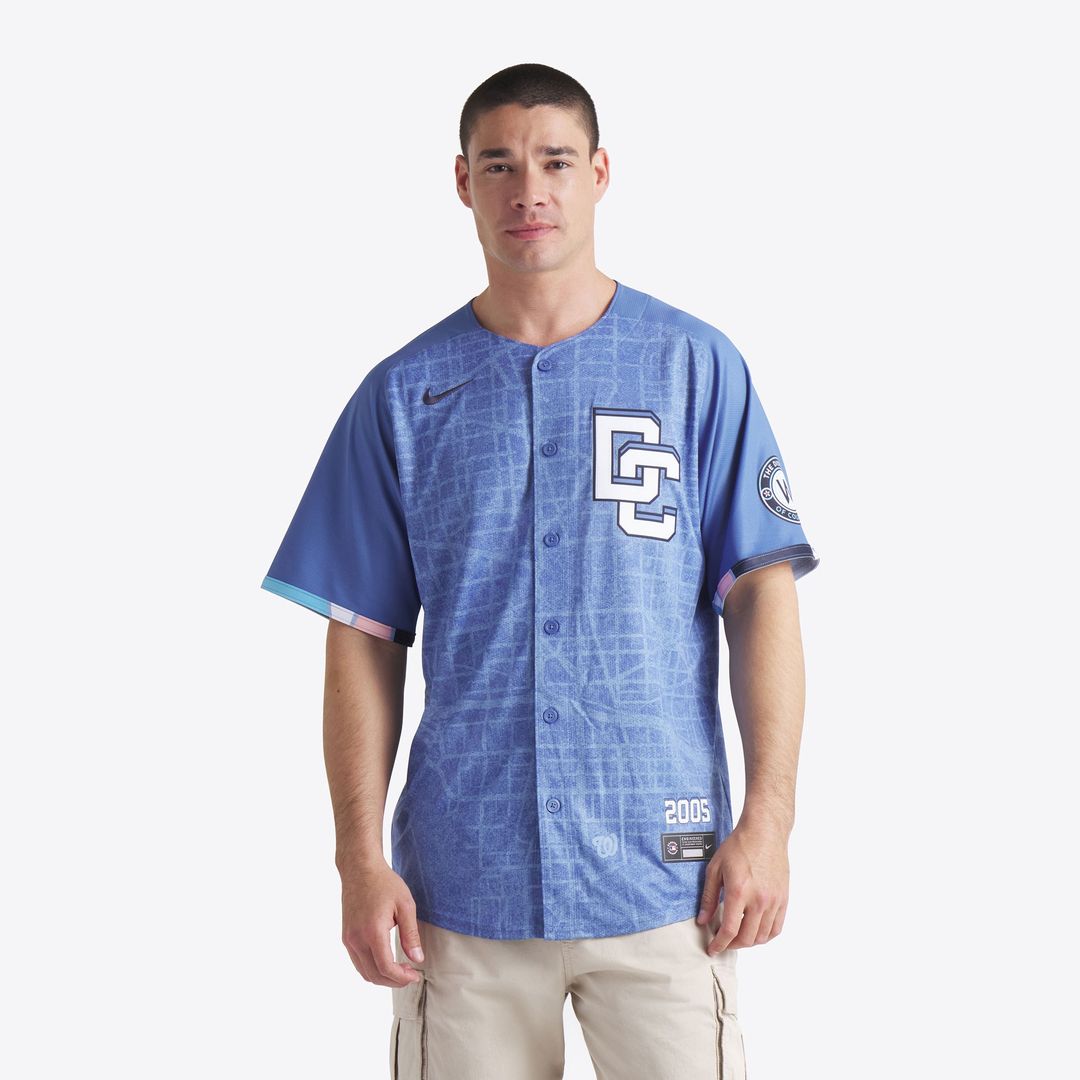 Washington Nationals Nike 2025 City Connect Limited Jersey - Blue Team Jersey Sports Fan Apparel