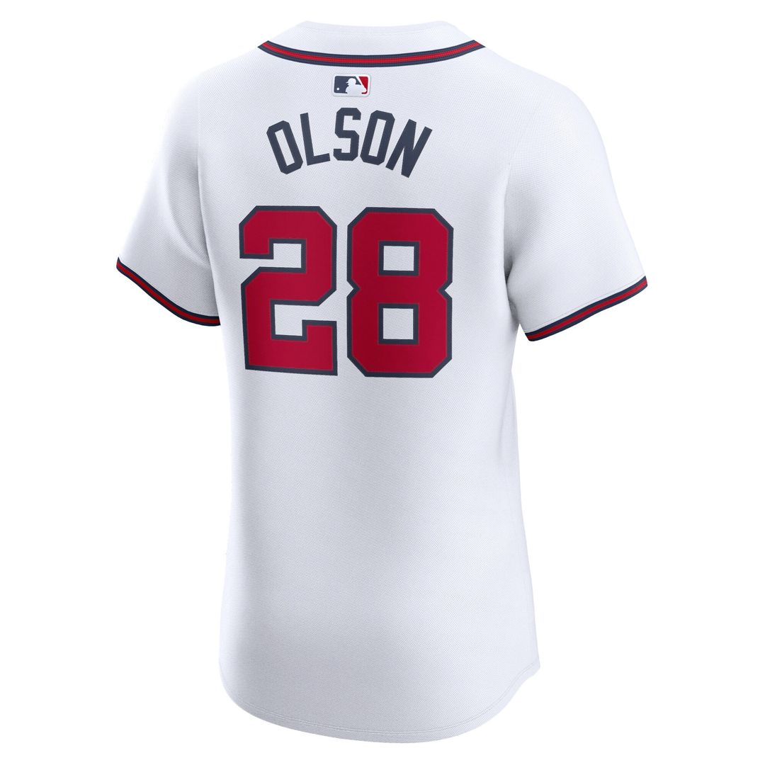 Atlanta Braves Matt Olson Nike Home Elite Player Jersey - White Team Jersey Sports Fan Apparel