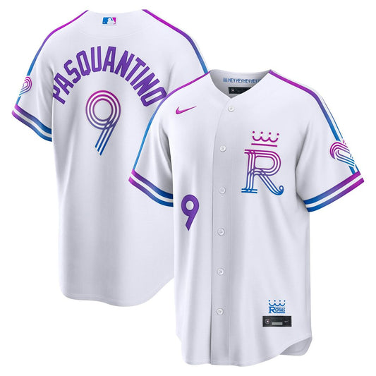 Kansas City Royals Vinnie Pasquantino Nike 2026 City Connect Stadium Jersey - White Team Jersey Sports Fan Apparel