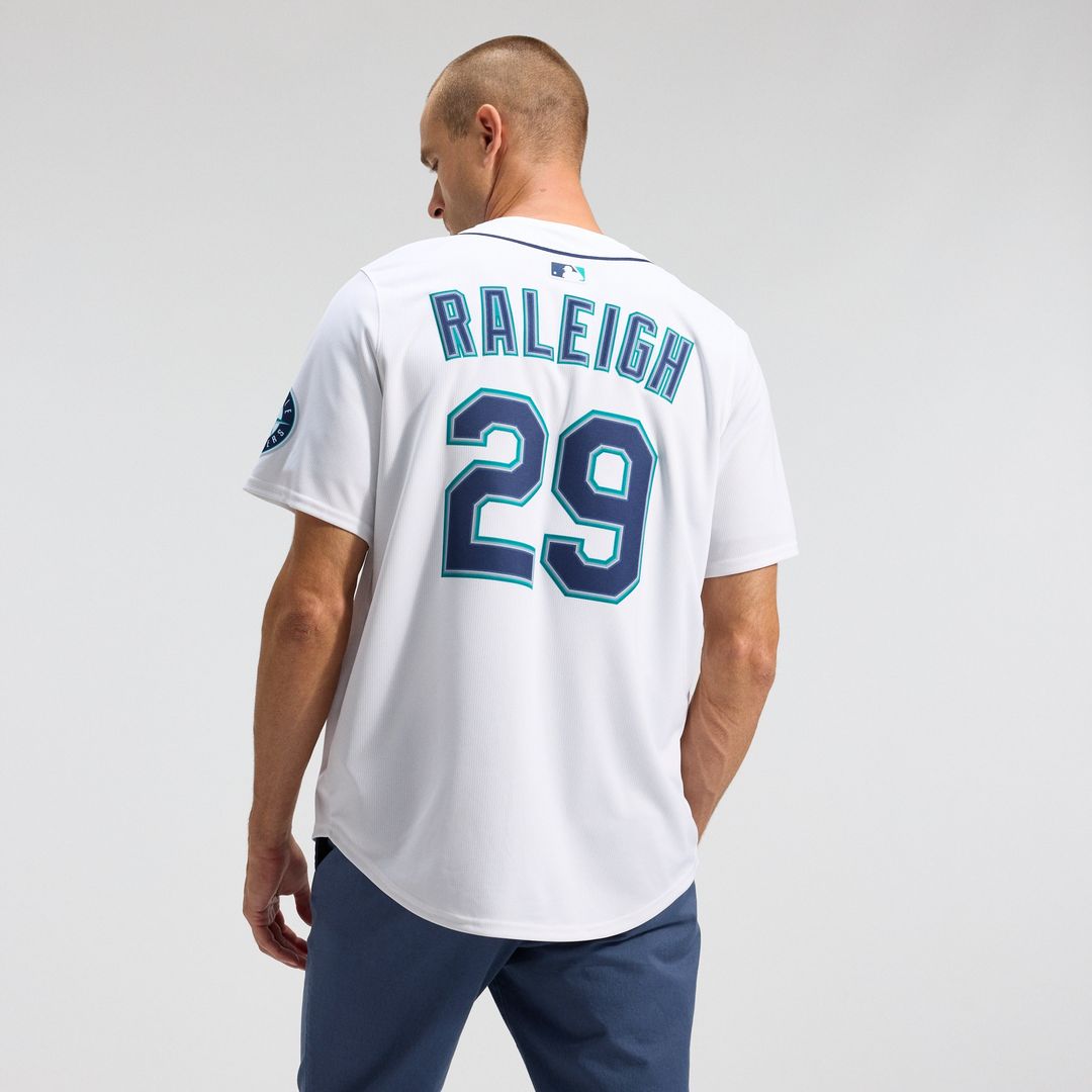Seattle Mariners Cal Raleigh Nike Home Limited Player Jersey - White Team Jersey Sports Fan Apparel