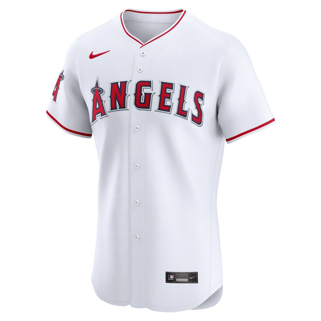 Los Angeles Angels Nike Home Elite Jersey - White Team Jersey Sports Fan Apparel