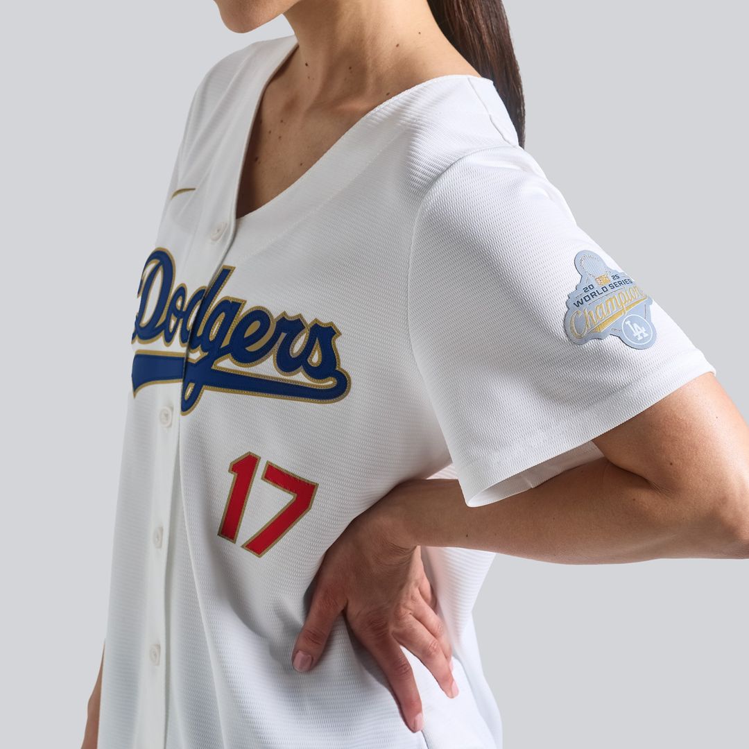 Los Angeles Dodgers Shohei Ohtani Nike Women's 2026 Gold Collection Stadium Jersey - White Team Jersey Sports Fan Apparel