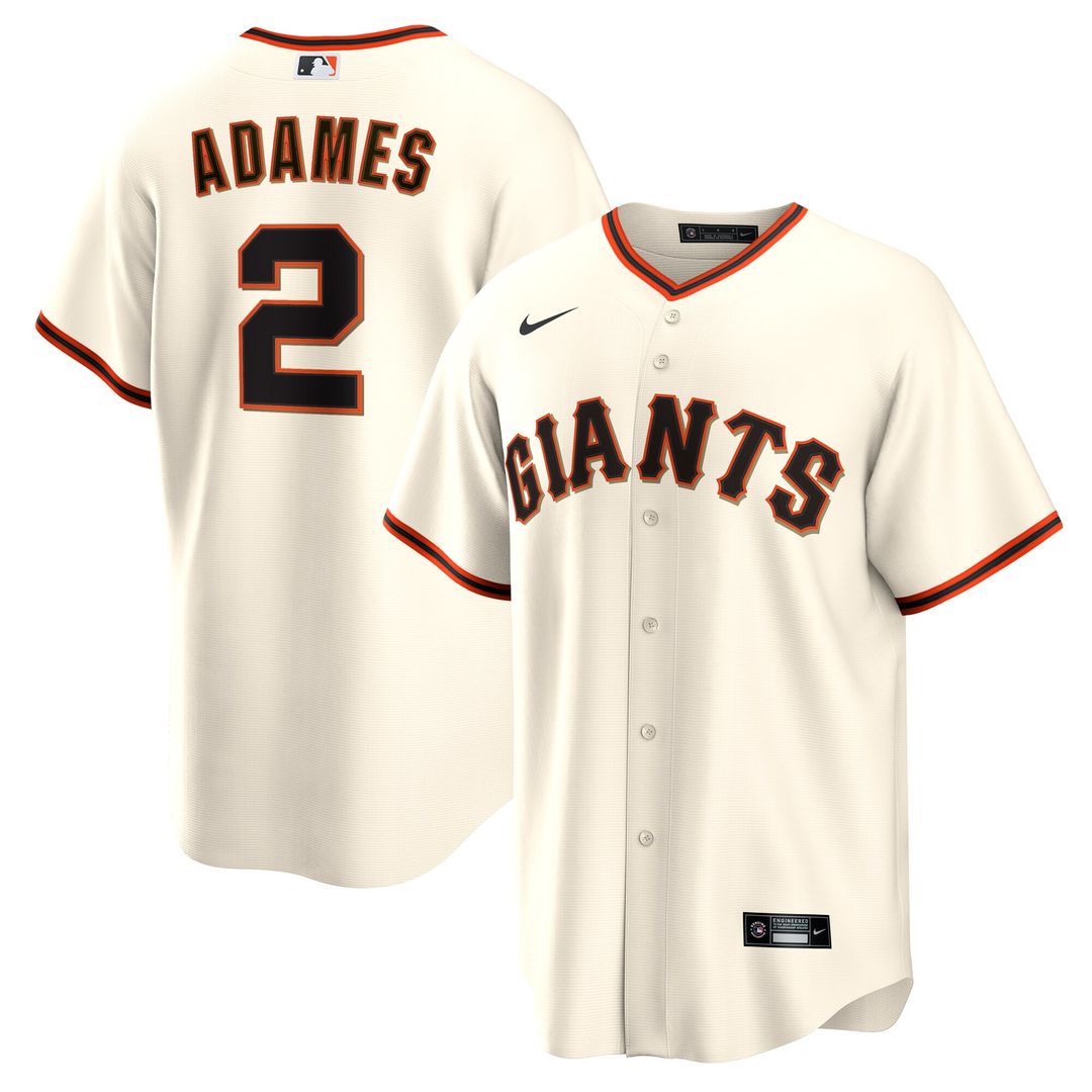 San Francisco Giants Willy Adames Nike Home Replica Jersey - Cream Team Jersey Sports Fan Apparel