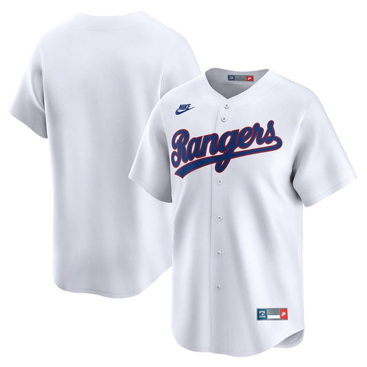 Texas Rangers Nike Cooperstown Limited Jersey - White Team Jersey Sports Fan Apparel
