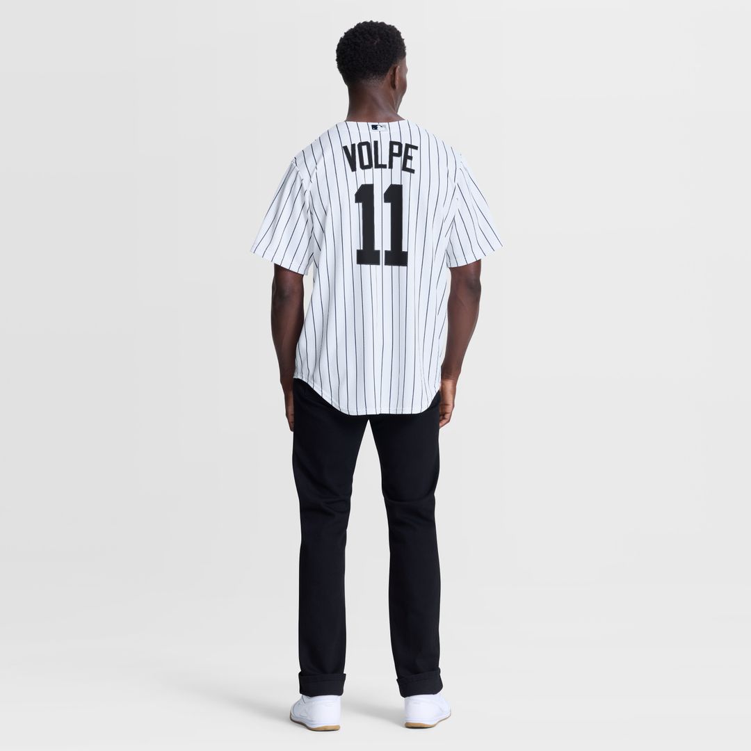 New York Yankees Anthony Volpe Nike Home Replica Jersey - White Team Jersey Sports Fan Apparel