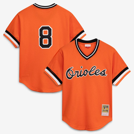 Baltimore Orioles Cal Ripken Jr. Mitchell & Ness Authentic Batting Practice Jersey - Orange Team Jersey Sports Fan Apparel