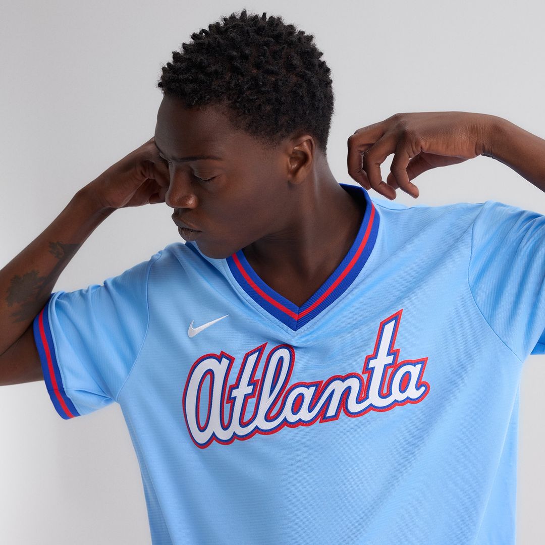 Atlanta Braves Nike 2026 City Connect Stadium Jersey - Powder Blue Team Jersey Sports Fan Apparel