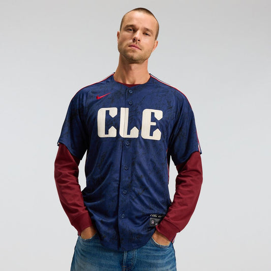 Cleveland Guardians Nike City Connect Limited Jersey - Navy Team Jersey Sports Fan Apparel