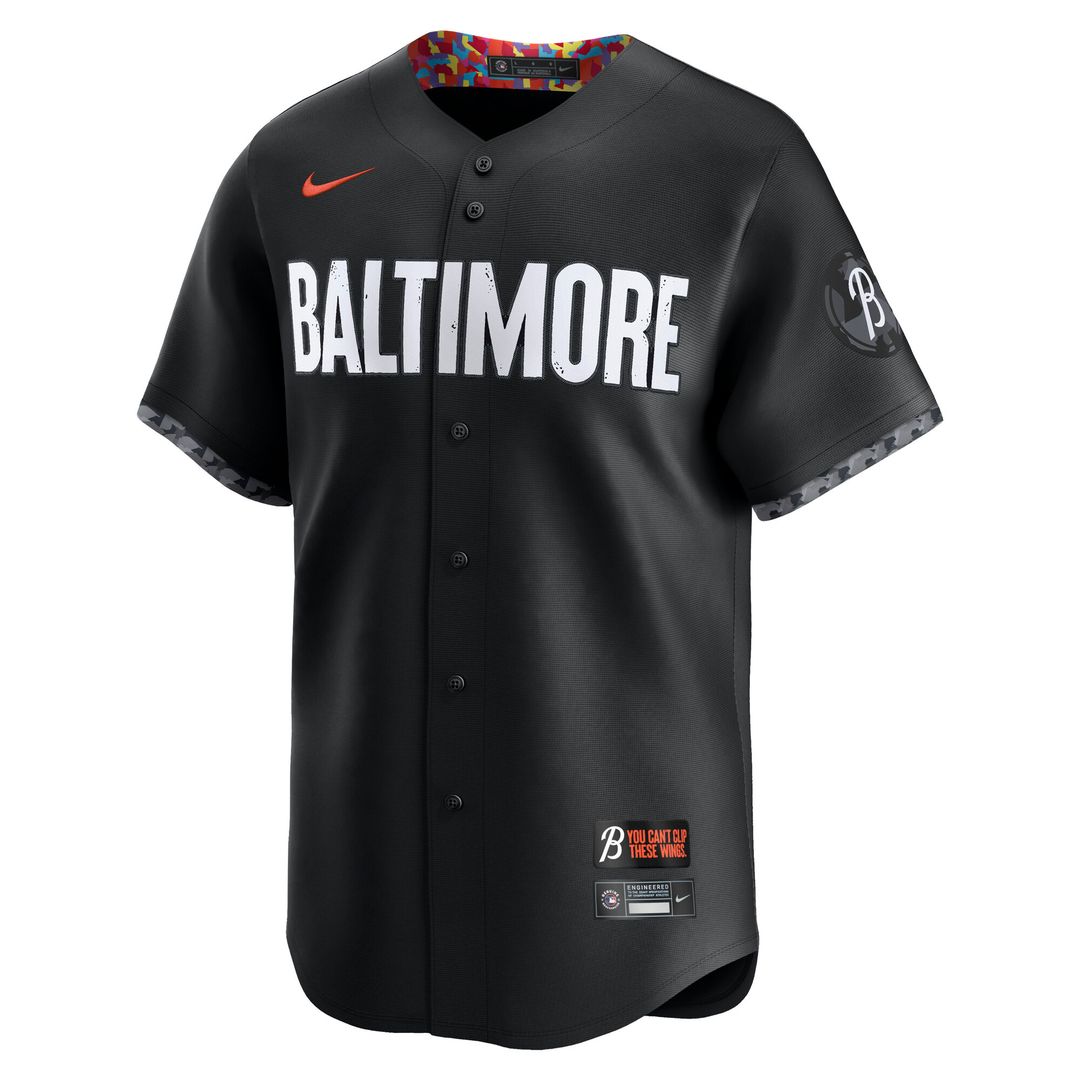 Baltimore Orioles Nike City Connect Limited Jersey - Black Team Jersey Sports Fan Apparel