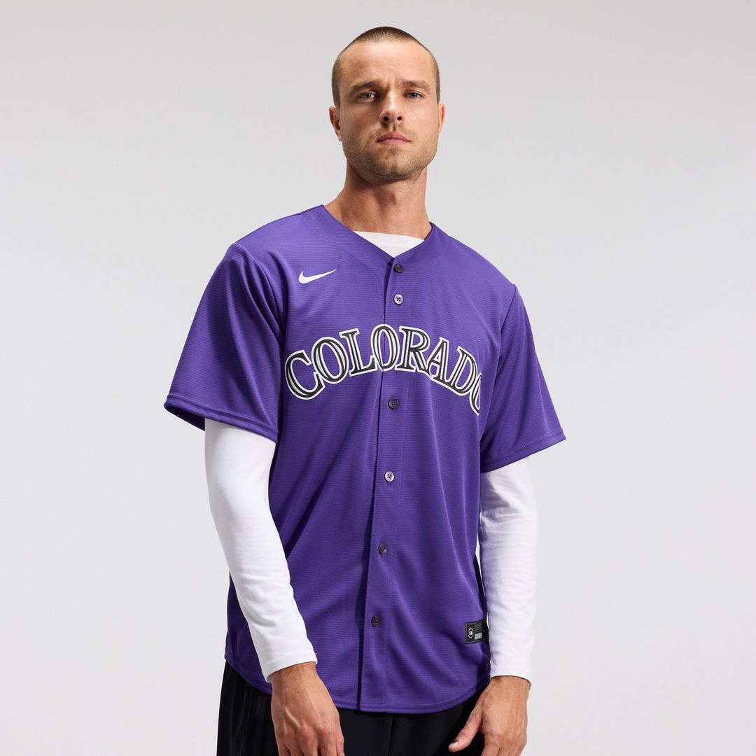 Colorado Rockies Nike Alternate Replica Team Jersey - Purple Team Jersey Sports Fan Apparel