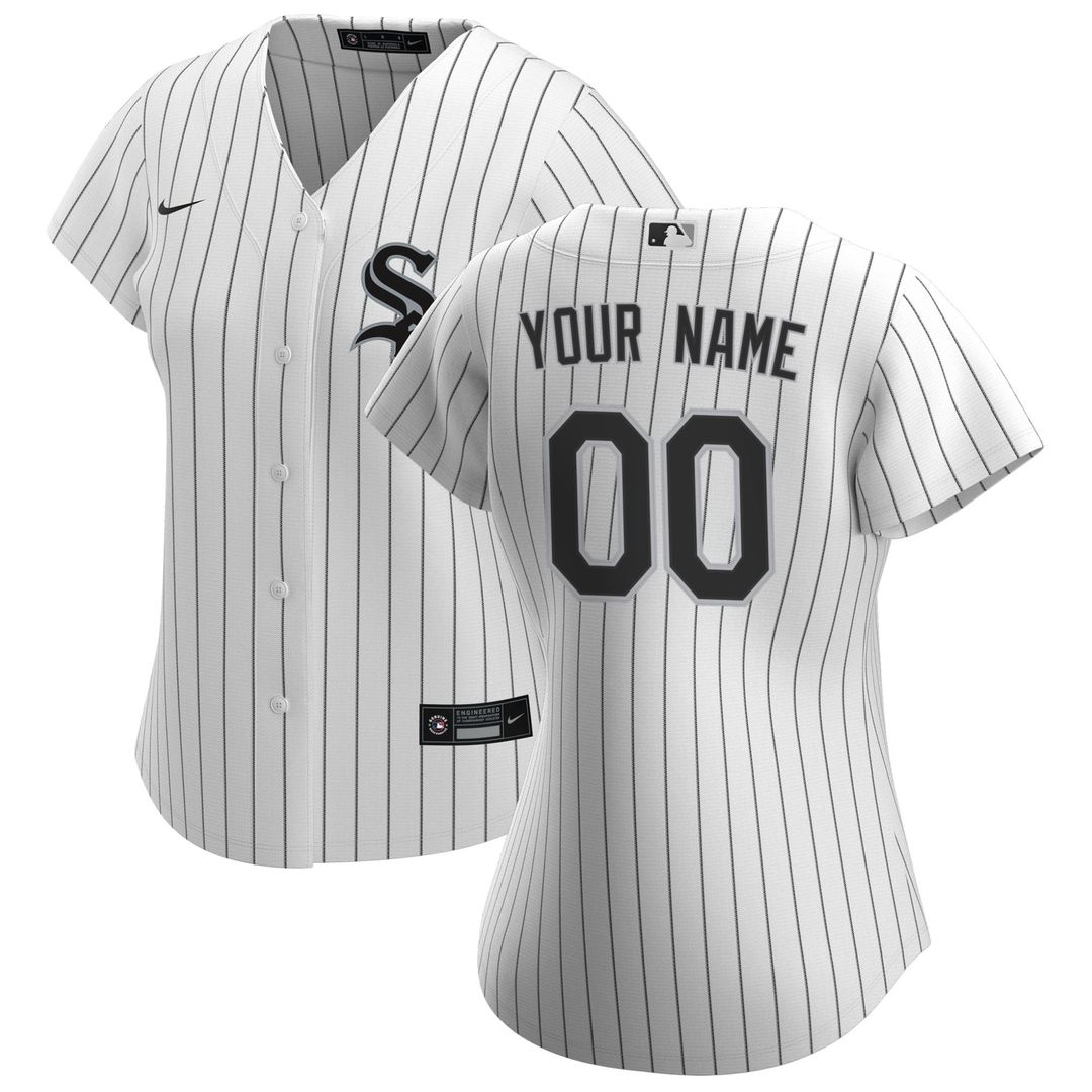 Chicago White Sox Nike Women's Home Replica Custom Jersey - White Team Jersey Sports Fan Apparel