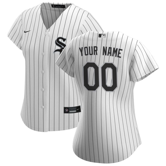 Chicago White Sox Nike Women's Home Replica Custom Jersey - White Team Jersey Sports Fan Apparel