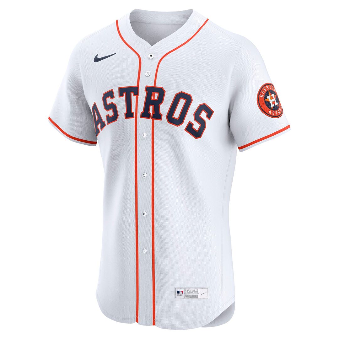 Houston Astros Nike Home Elite Jersey - White Team Jersey Sports Fan Apparel