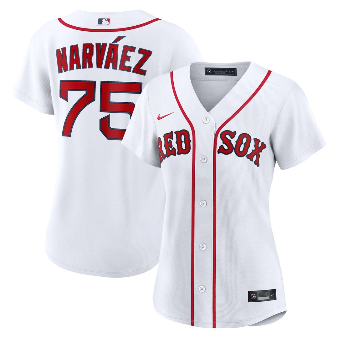 Boston Red Sox Carlos Narváez Nike Women's Home Replica Jersey - White Team Jersey Sports Fan Apparel