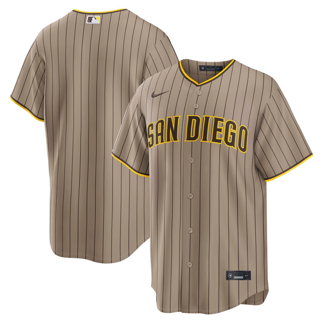 San Diego Padres Nike Home Replica Jersey - White Team Jersey Sports Fan Apparel