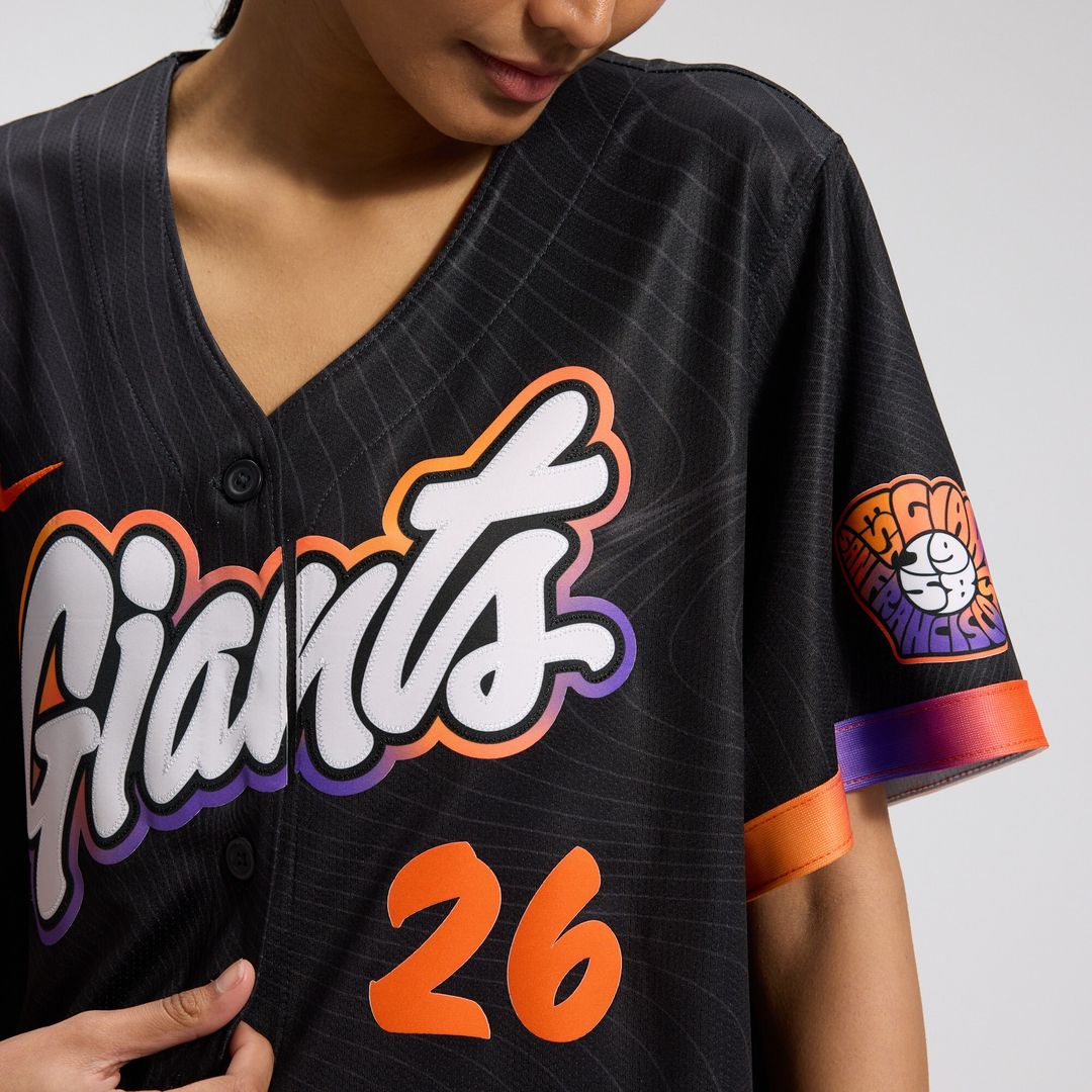 San Francisco Giants Matt Chapman Nike Women's 2025 City Connect Limited Jersey - Anthracite Team Jersey Sports Fan Apparel