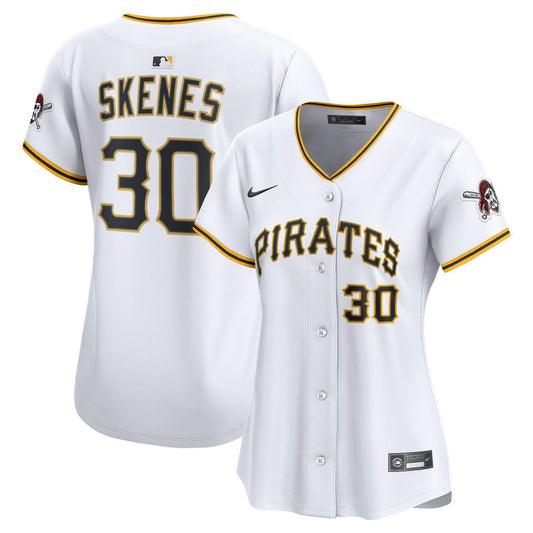 Pittsburgh Pirates Paul Skenes Nike Women's Home Limited Player Jersey - White Team Jersey Sports Fan Apparel