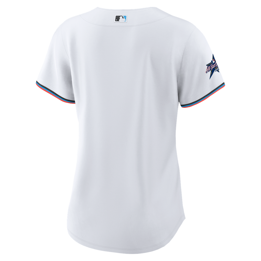 Miami Marlins Nike Women's Replica Team Jersey - White Team Jersey Sports Fan Apparel