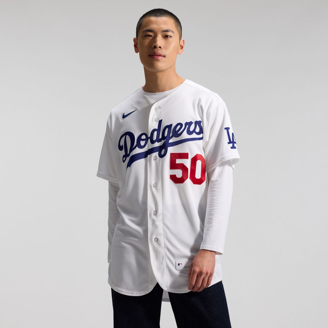 Los Angeles Dodgers Mookie Betts Nike Home Authentic Jersey - White Team Jersey Sports Fan Apparel
