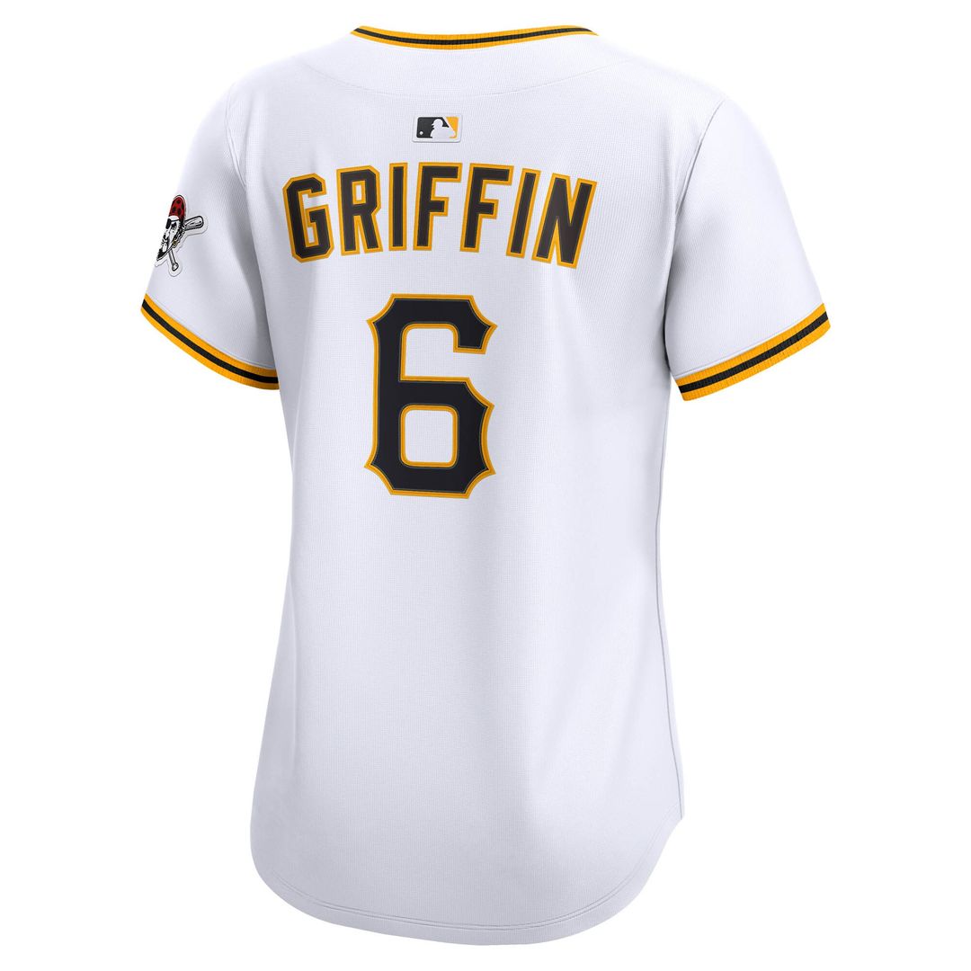 Pittsburgh Pirates Konnor Griffin Nike Women's Home Limited Jersey - White Team Jersey Sports Fan Apparel