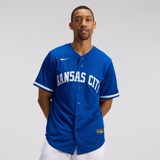 Kansas City Royals Nike Alternate Replica Team Jersey - Royal Team Jersey Sports Fan Apparel