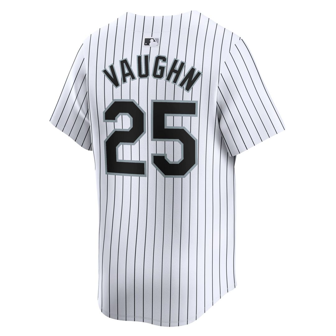 Chicago White Sox Andrew Vaughn Nike Home Limited Player Jersey - White Team Jersey Sports Fan Apparel