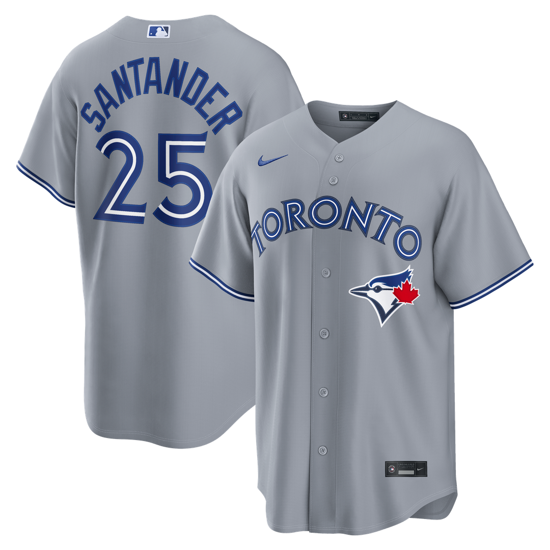 Toronto Blue Jays Anthony Santander Nike Road Replica Jersey - Gray Team Jersey Sports Fan Apparel