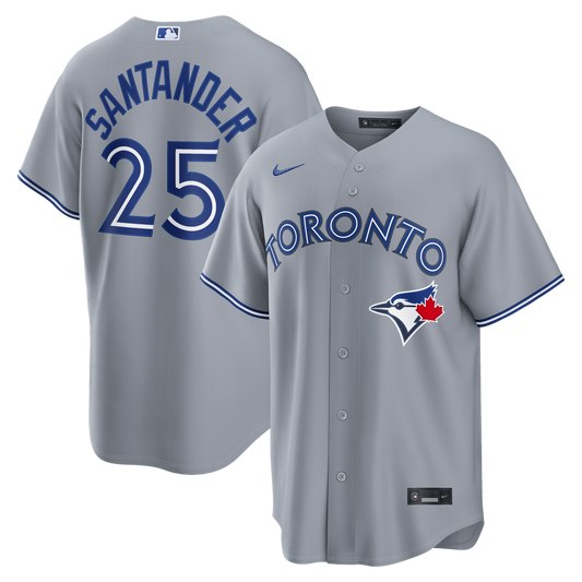 Toronto Blue Jays Anthony Santander Nike Road Replica Jersey - Gray Team Jersey Sports Fan Apparel