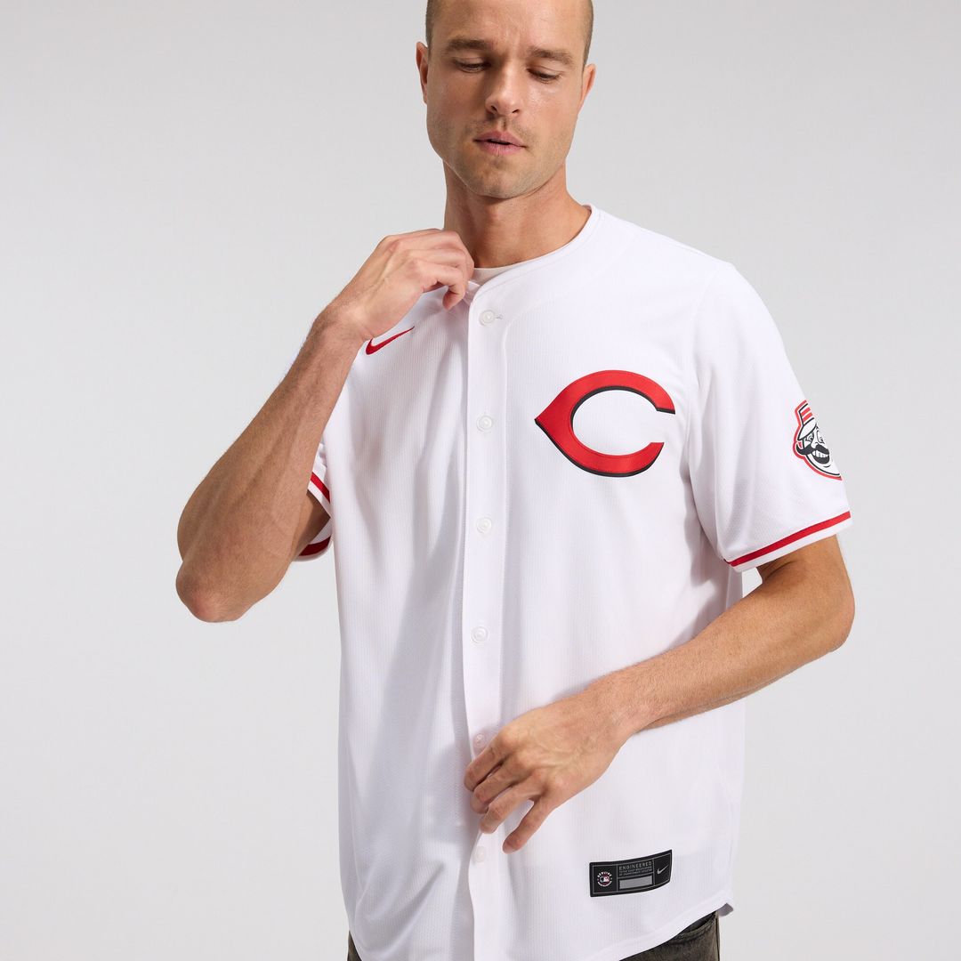 Cincinnati Reds Elly De La Cruz Nike Alternate 2 Limited Player Jersey - White Team Jersey Sports Fan Apparel