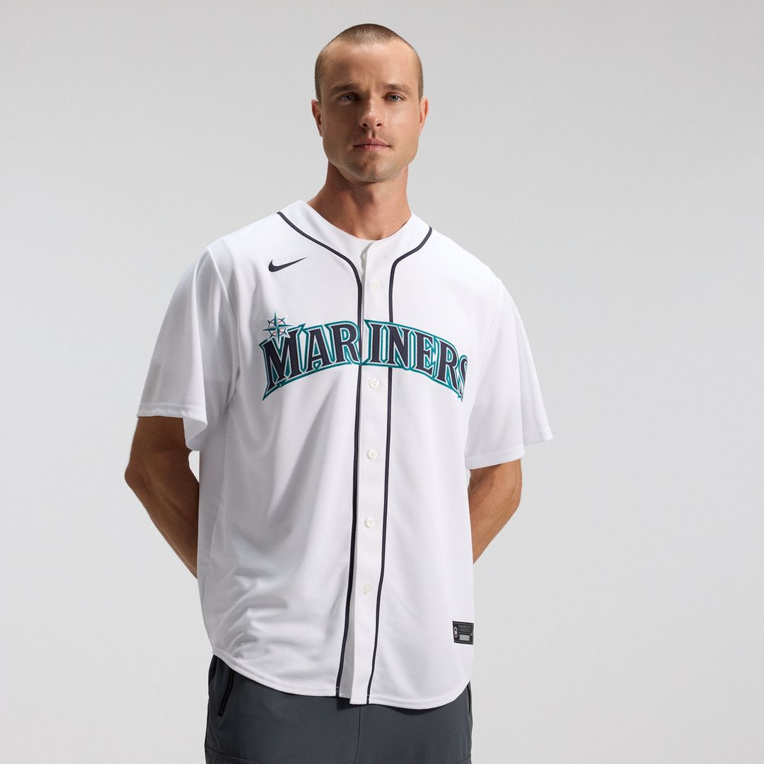 Seattle Mariners Luis Castillo Nike Home Replica Jersey - White Team Jersey Sports Fan Apparel