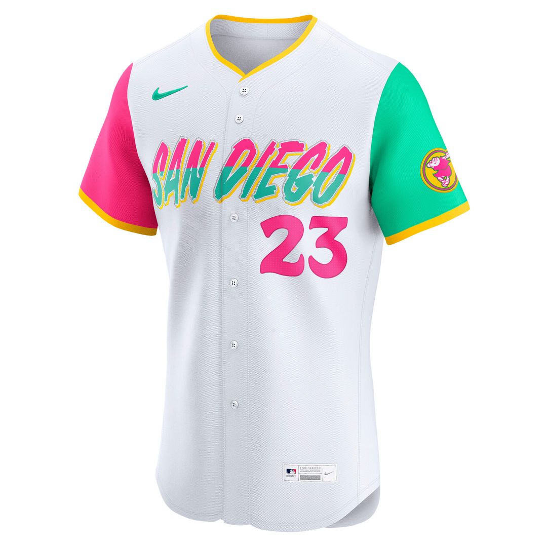 San Diego Padres Fernando Tatis Jr. Nike City Connect Elite Jersey - White Team Jersey Sports Fan Apparel