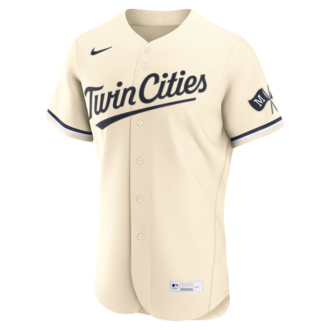 Minnesota Twins Nike Home Authentic Jersey - White Team Jersey Sports Fan Apparel