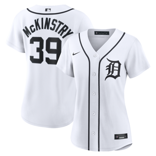 Detroit Tigers Zach McKinstry Nike Women's Home Replica Jersey - White Team Jersey Sports Fan Apparel