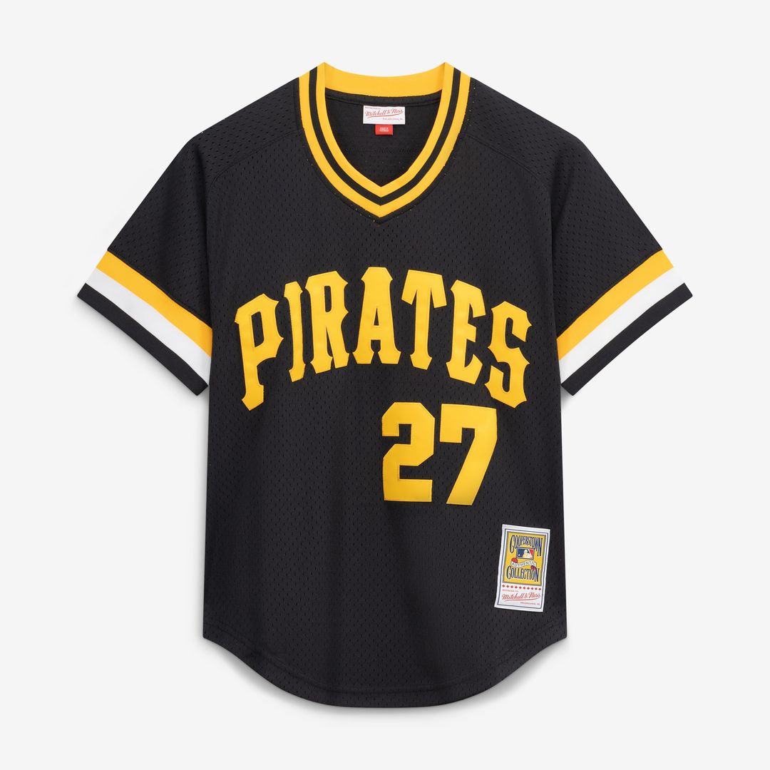 Pittsburgh Pirates Kent Tekulve Mitchell & Ness Authentic Batting Practice Jersey - Black Team Jersey Sports Fan Apparel