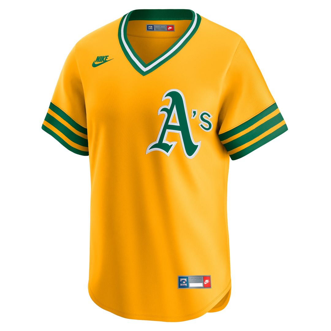 Athletics Nike Cooperstown Limited Jersey - Gold Team Jersey Sports Fan Apparel