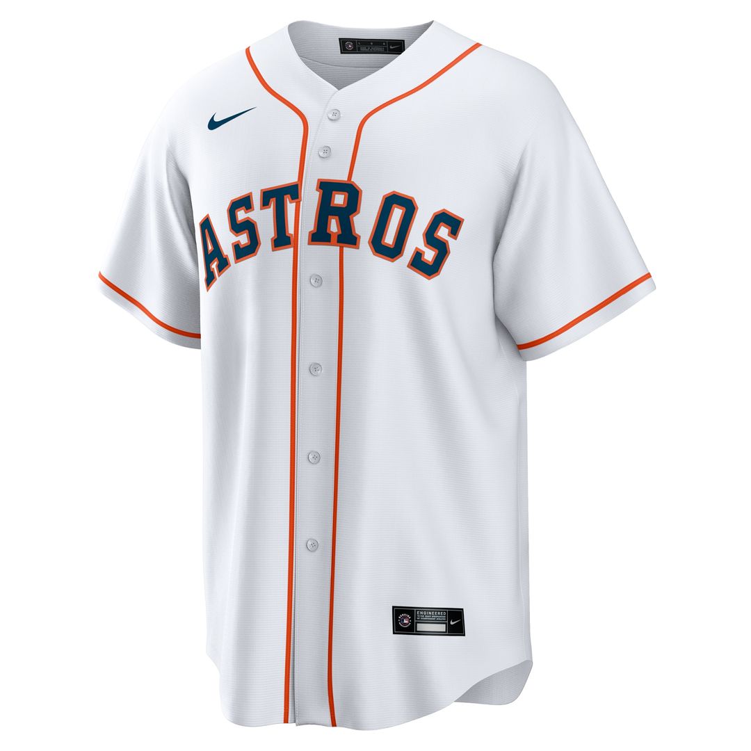 Houston Astros Hunter Brown Nike Home Replica Jersey - White Team Jersey Sports Fan Apparel