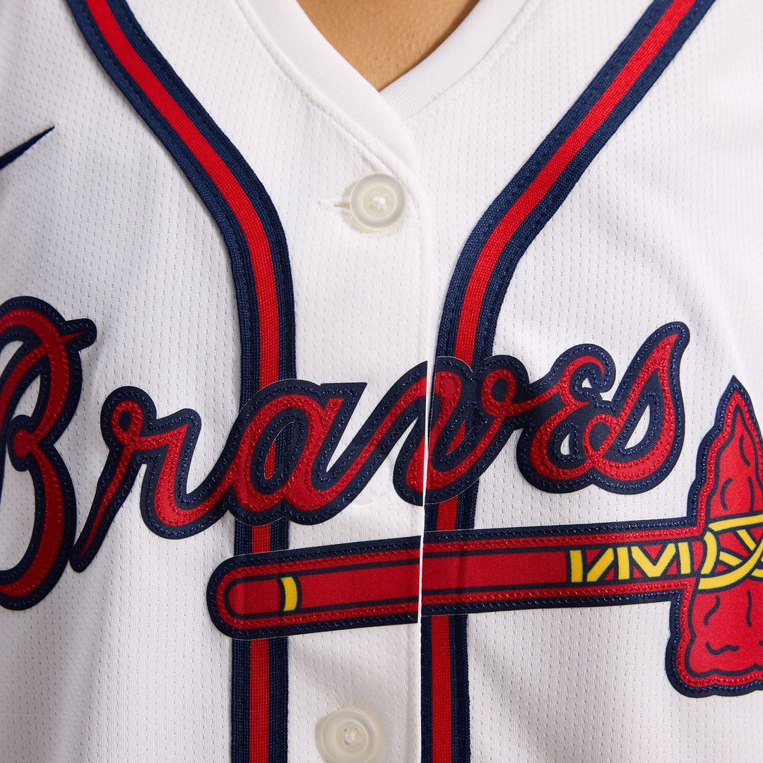 Atlanta Braves Nike Home Women's Limited Jersey - White Team Jersey Sports Fan Apparel