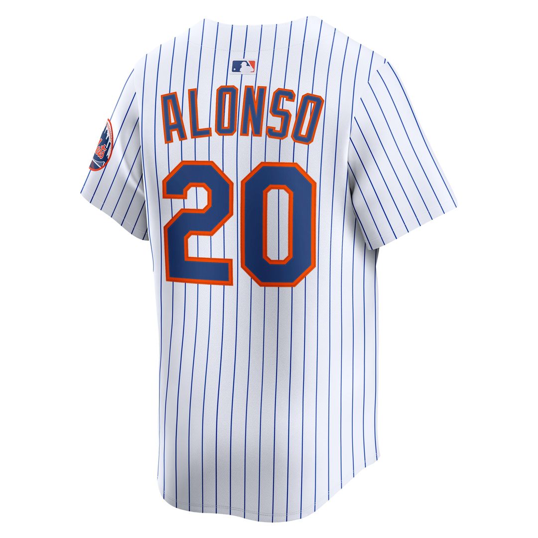 New York Mets Pete Alonso Nike Home Limited Jersey - White Team Jersey Sports Fan Apparel