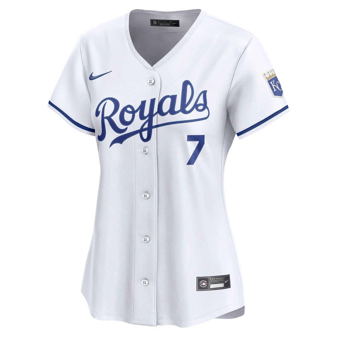 Kansas City Royals Bobby Witt Jr. Nike Women's Home Limited Player Jersey - White Team Jersey Sports Fan Apparel