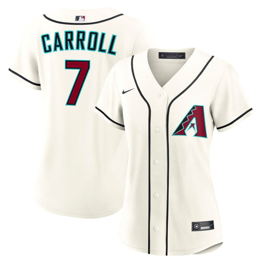 Arizona Diamondbacks Corbin Carroll Nike Women's Home Replica Jersey - Cream Team Jersey Sports Fan Apparel