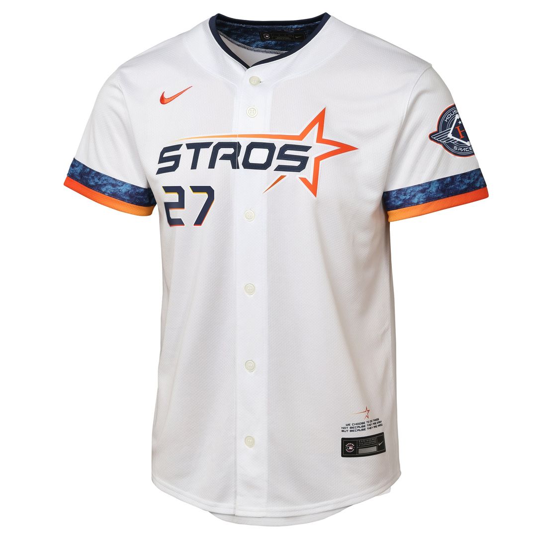 Houston Astros Jose Altuve Nike Youth 2025 City Connect Limited Player Jersey - White Team Jersey Sports Fan Apparel