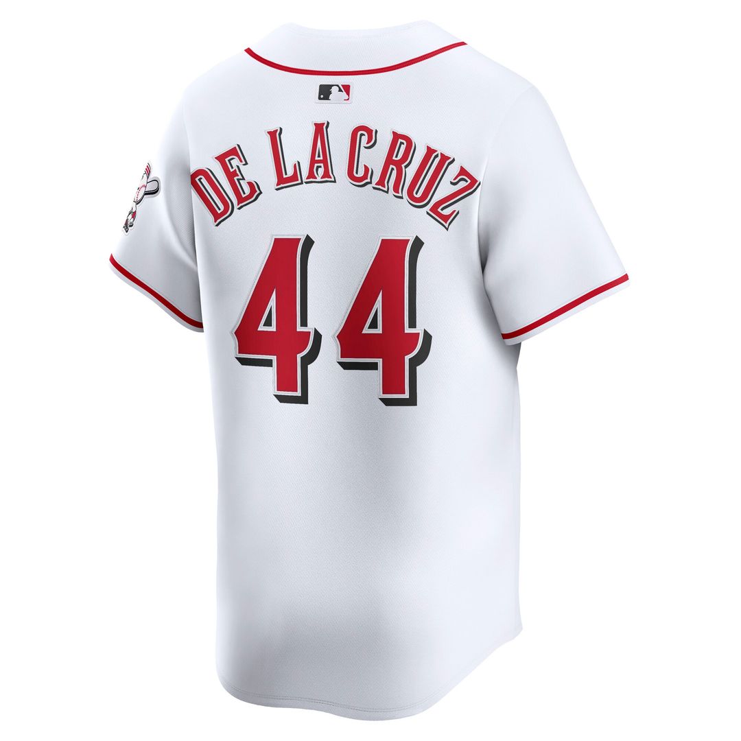 Cincinnati Reds Elly De La Cruz Nike Home Limited Player Jersey - White Team Jersey Sports Fan Apparel