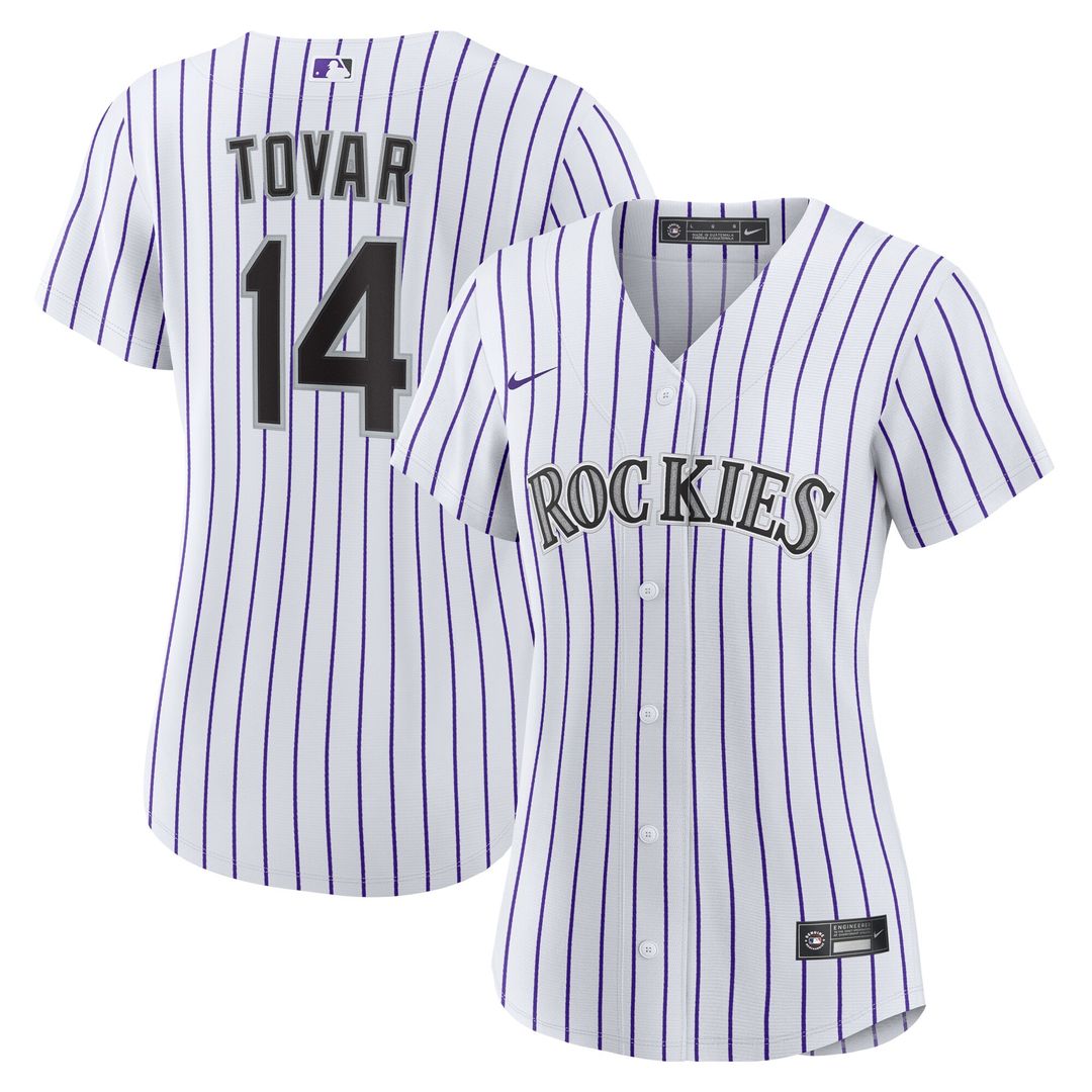 Colorado Rockies Ezequiel Tovar Nike Women's Home Replica Jersey - White Team Jersey Sports Fan Apparel
