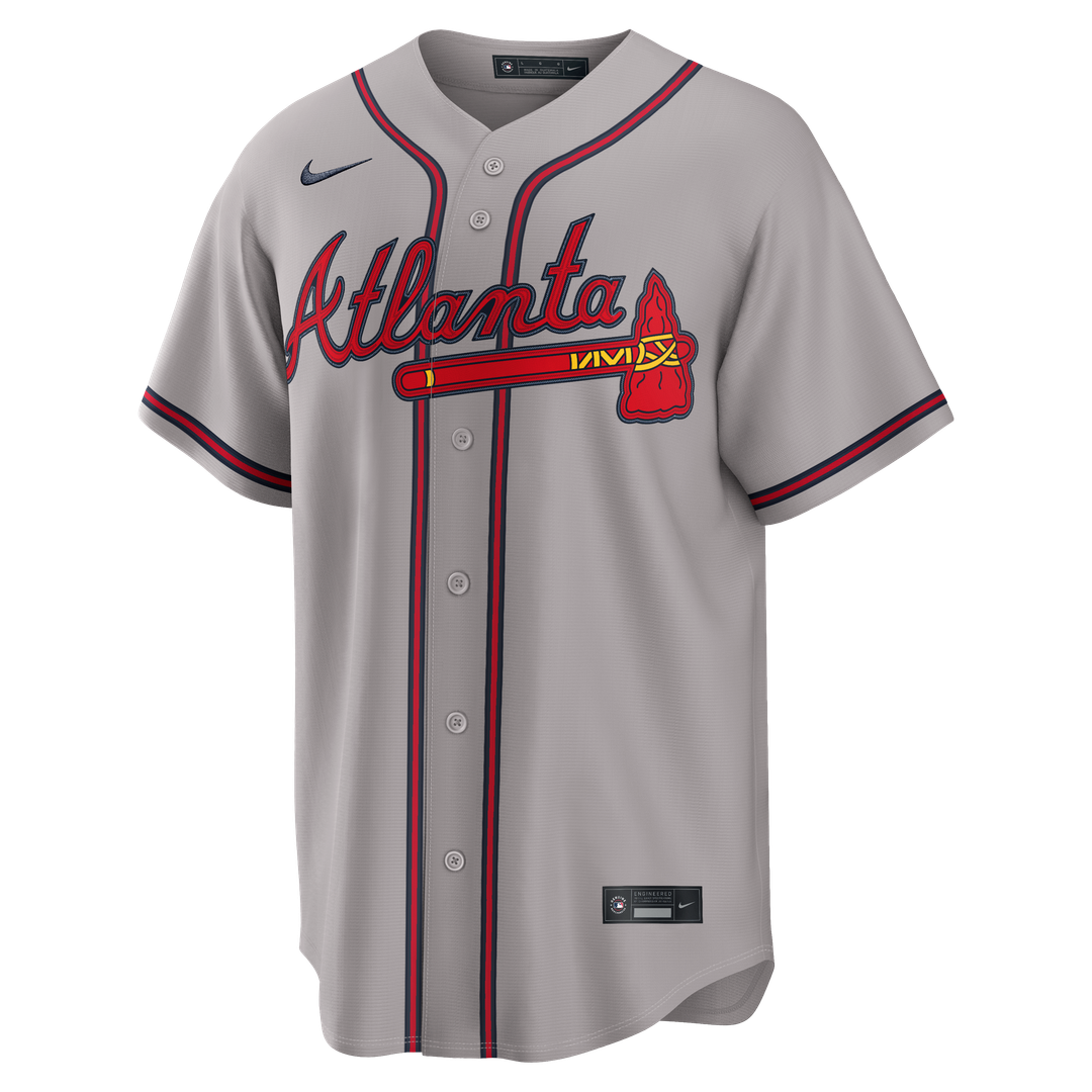 Atlanta Braves Ronald Acuña Jr. Nike Road Replica Jersey - Gray Team Jersey Sports Fan Apparel