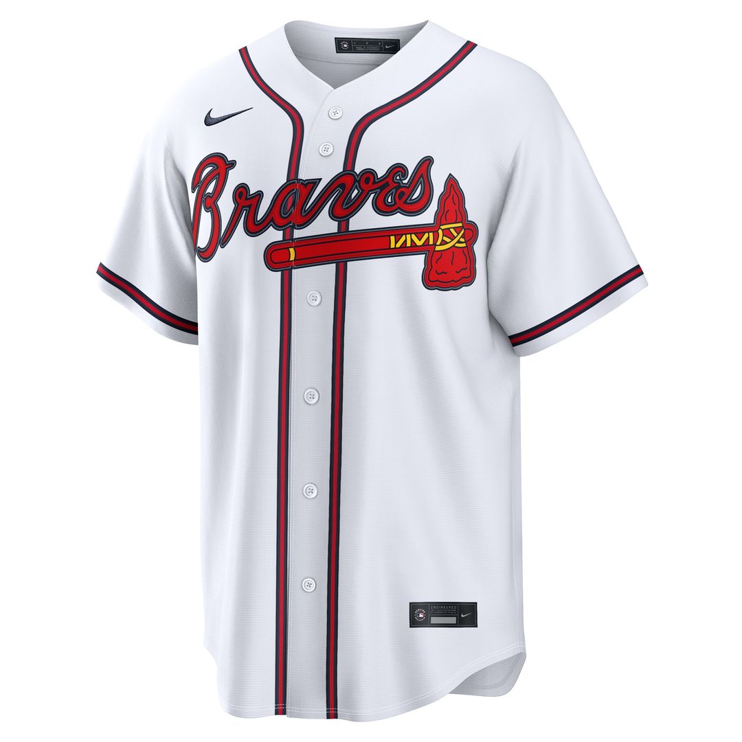 Atlanta Braves Matt Olson Nike Home Replica Jersey - White Team Jersey Sports Fan Apparel