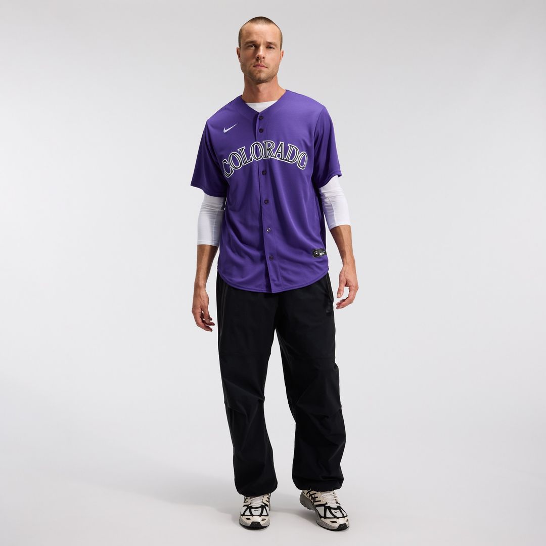 Colorado Rockies Nike Alternate Replica Team Jersey - Purple Team Jersey Sports Fan Apparel